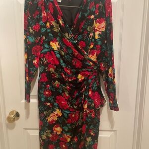 Gillian 100% silk dress